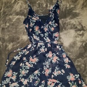 Ruffled Floral Dress - image 1